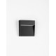 Sandy Black Aluminium Polycarbonate Diffuser LED 3 Watt 220-240 Volt 91Lm 3000K IP54 L: 10.5 W: 2.2 H: 10.5 cm 