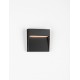 Sandy Black Aluminium Polycarbonate Diffuser LED 3 Watt 220-240 Volt 91Lm 3000K IP54 L: 10.5 W: 2.2 H: 10.5 cm 