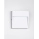 Sandy White Aluminium Polycarbonate Diffuser LED 3 Watt 220-240 Volt 150Lm 3000K IP54 L: 10.5 W: 2.2 H: 10.5 cm 