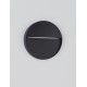 Sandy Black Aluminium Polycarbonate Diffuser LED 3 Watt 220-240 Volt 99Lm 3000K IP54 D: 11 W: 2.2 cm 