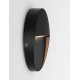 Sandy Black Aluminium Polycarbonate Diffuser LED 3 Watt 220-240 Volt 99Lm 3000K IP54 D: 11 W: 2.2 cm 