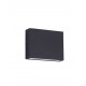 Sandy Black Aluminium Glass Diffuser LED 4 Watt 220-240 Volt 218Lm 3000K IP54 Light down L: 11.5 W: 3 H: 9 cm 