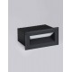 Sandy Black Acrylic Polycarbonate Diffuser LED 1 Watt 220-240 Volt 29Lm 3000K IP54 L: 10 W: 6.5 H: 5 cm Cut out: L: 9 W: 6.2 