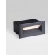 Sandy Black Acrylic Polycarbonate Diffuser LED 1 Watt 220-240 Volt 29Lm 3000K IP54 L: 10 W: 6.5 H: 5 cm Cut out: L: 9 W: 6.2 