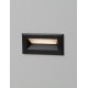 Sandy Black Acrylic Polycarbonate Diffuser LED 1 Watt 220-240 Volt 29Lm 3000K IP54 L: 10 W: 6.5 H: 5 cm Cut out: L: 9 W: 6.2 