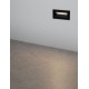 Sandy Black Acrylic Polycarbonate Diffuser LED 1 Watt 220-240 Volt 29Lm 3000K IP54 L: 10 W: 6.5 H: 5 cm Cut out: L: 9 W: 6.2 