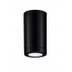 Sandy Black Aluminium Polycarbonate Diffuser LED GU10 1x10 Watt 100-240 Volt IP54 bulb excluded D: 7.6 H: 14 cm 