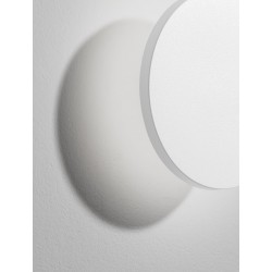 Sandy White Acrylic Polycarbonate Diffuser LED 8 Watt 220-240 Volt 756Lm 3000K IP65 D: 16.5 W: 5.8 