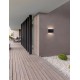 Sandy Black Acrylic Polycarbonate Diffuser LED 13 Watt 220-240 Volt 788Lm 3000K IP65 Light up & down L: 20 W: 3.9 H: 12.5 cm 