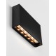 Sandy Black Acrylic Polycarbonate Diffuser LED 13 Watt 220-240 Volt 788Lm 3000K IP65 Light down L: 20 W: 3.9 H: 12.5 cm 