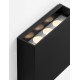 Sandy Black Acrylic Polycarbonate Diffuser LED 6 Watt 220-240 Volt 421Lm 3000K IP65 Light up & down L: 13 W: 4 H: 14 cm 