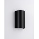 Sandy Black Acrylic Polycarbonate Diffuser LED GU10 2x10 Watt 100-240 Volt IP65 bulb excluded L: 11 W: 8.5 H: 19.5 cm 