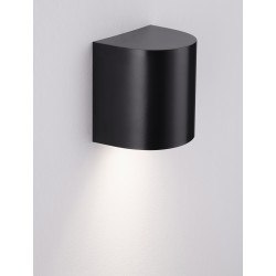 Sandy Black Acrylic Polycarbonate Diffuser LED GU10 1x10 Watt 100-240 Volt IP65 bulb excluded L: 11 W: 8.5 H: 11 cm 