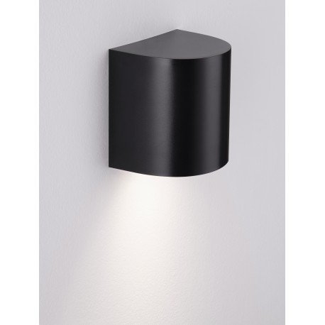 Sandy Black Acrylic Polycarbonate Diffuser LED GU10 1x10 Watt 100-240 Volt IP65 bulb excluded L: 11 W: 8.5 H: 11 cm 