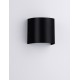Sandy Black Acrylic Polycarbonate Diffuser LED GU10 1x10 Watt 100-240 Volt IP65 bulb excluded L: 11 W: 8.5 H: 11 cm 