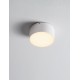 Sandy White Aluminium Polycarbonate LED 10 Watt 100-240 Volt 655Lm 3000K IP65 Beam Angle 109° D: 12 H: 6 cm 