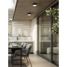 Sandy Black Aluminium Polycarbonate LED 10 Watt 100-240 Volt 655Lm 3000K IP65 Beam Angle 109° D: 12 H: 6 cm