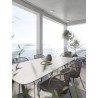 Sandy White Aluminium Polycarbonate LED 20 Watt 100-240 Volt 1485Lm 3000K IP65 Beam Angle 110° D: 22 H: 6 cm