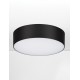 Sandy Black Aluminium Polycarbonate LED 20 Watt 100-240 Volt 1485Lm 3000K IP65 Beam Angle 110° D: 22 H: 6 cm 