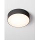 Sandy Black Aluminium Polycarbonate LED 20 Watt 100-240 Volt 1485Lm 3000K IP65 Beam Angle 110° D: 22 H: 6 cm 
