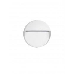 Sandy White Aluminium Polycarbonate LED 3 Watt 100-240 Volt 115Lm 3000K IP65 Beam Angle 93° D: 12 W: 2.8 H: 12 cm 