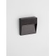 Sandy Black Aluminium Polycarbonate LED 3 Watt 100-240 Volt 159Lm 3000K IP65 Beam Angle 88° L: 11 W: 3 H: 11 cm 