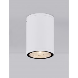 Sandy White Aluminium & Glass Diffuser LED 6 Watt 100-240 Volt 509Lm 3000K IP65 Beam Angle 16° D: 6.5 H: 9 cm 