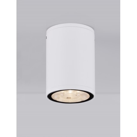 Sandy White Aluminium & Glass Diffuser LED 6 Watt 100-240 Volt 509Lm 3000K IP65 Beam Angle 16° D: 6.5 H: 9 cm 