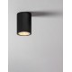 Sandy Black Aluminium & Glass Diffuser LED 9 Watt 100-240 Volt 716Lm 3000K IP65 Beam Angle 18° D: 8 H: 10 cm 