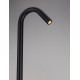 Sandy Black Aluminium & Clear Glass LED 5Watt 100-240 Volt 183Lm 3000K IP65 Beam Angle 72° L:20 W:3 H:60 cm 