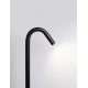 Sandy Black Aluminium & Clear Glass LED 5Watt 100-240 Volt 183Lm 3000K IP65 Beam Angle 72° L:20 W:3 H:80 cm 