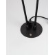 Sandy Black Aluminium & Smoking Glass LED 10Watt 100-240Volt 141Lm 3000K IP65 Beam Angle 92° D:15 W:52 H:80 cm 