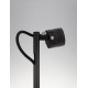 Sandy Black Aluminium & Glass LED 3Watt 100-240Volt 133Lm 3000K IP65 Beam Angle 45° D:6.5 W:6 H:50cm 