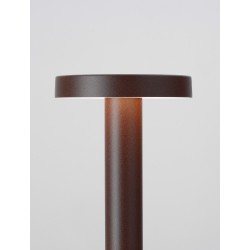 Corten Aluminium & Polycarbonate LED 5Watt 100-240 Volt 424Lm 3000K IP65 Beam Angle 101° D: 11 H: 40cm 