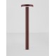 Corten Aluminium & Polycarbonate LED 5Watt 100-240 Volt 424Lm 3000K IP65 Beam Angle 101° D: 11 H: 40cm 