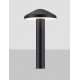 Sandy Black Aluminium & Polycarbonate LED 5Watt 100-240Volt 424Lm 3000K IP65 Beam Angle 101° D: 11 H: 20cm 
