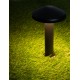Sandy Black Aluminium & Polycarbonate LED 5Watt 100-240Volt 424Lm 3000K IP65 Beam Angle 101° D: 11 H: 20cm 