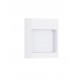 Sandy White Aluminium Glass Diffuser LED 9 Watt 220-240 Volt 562Lm 3000K IP54 L: 12.5 W: 4 H: 13.5 cm 
