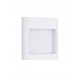 Sandy White Aluminium Glass Diffuser LED 6 Watt 220-240 Volt 388Lm 3000K IP54 L: 12.5 W: 4 H: 13.5 cm 