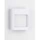 Sandy White Aluminium Glass Diffuser LED 6 Watt 220-240 Volt 388Lm 3000K IP54 L: 12.5 W: 4 H: 13.5 cm 