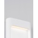 Sandy White Aluminium Glass Diffuser LED 6 Watt 220-240 Volt 388Lm 3000K IP54 L: 12.5 W: 4 H: 13.5 cm 