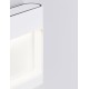 Sandy White Aluminium Glass Diffuser LED 6 Watt 220-240 Volt 388Lm 3000K IP54 L: 12.5 W: 4 H: 13.5 cm 