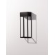 Sandy Black Aluminium & Stainless Steel LED 20Watt 220-240Volt 1545Lm 3000K IP65 L: 16 W: 9 H: 40 cm 