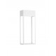 Sandy White Aluminium & Stainless Steel LED 20Watt 220-240Volt 1545Lm 3000K IP65 L: 16 W: 9 H: 40 cm 