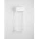 Sandy White Aluminium & Stainless Steel LED 20Watt 220-240Volt 1545Lm 3000K IP65 L: 16 W: 9 H: 40 cm 