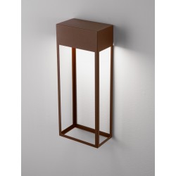Corten Aluminium & Stainless Steel LED 20Watt 220-240Volt 1545Lm 3000K IP65 L: 16 W: 9 H: 40 cm 