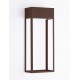 Corten Aluminium & Stainless Steel LED 20Watt 220-240Volt 1545Lm 3000K IP65 L: 16 W: 9 H: 40 cm 