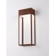 Corten Aluminium & Stainless Steel LED 20Watt 220-240Volt 1545Lm 3000K IP65 L: 16 W: 9 H: 40 cm 