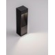 Sandy Black Aluminium LED 7Watt 220-240Volt 253Lm 3000K IP65 L: 8.5 W: 7.5 H: 30 cm 