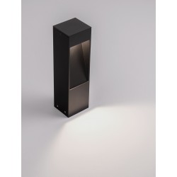 Sandy Black Aluminium LED 7Watt 220-240Volt 253Lm 3000K IP65 L: 8.5 W: 7.5 H: 30 cm 